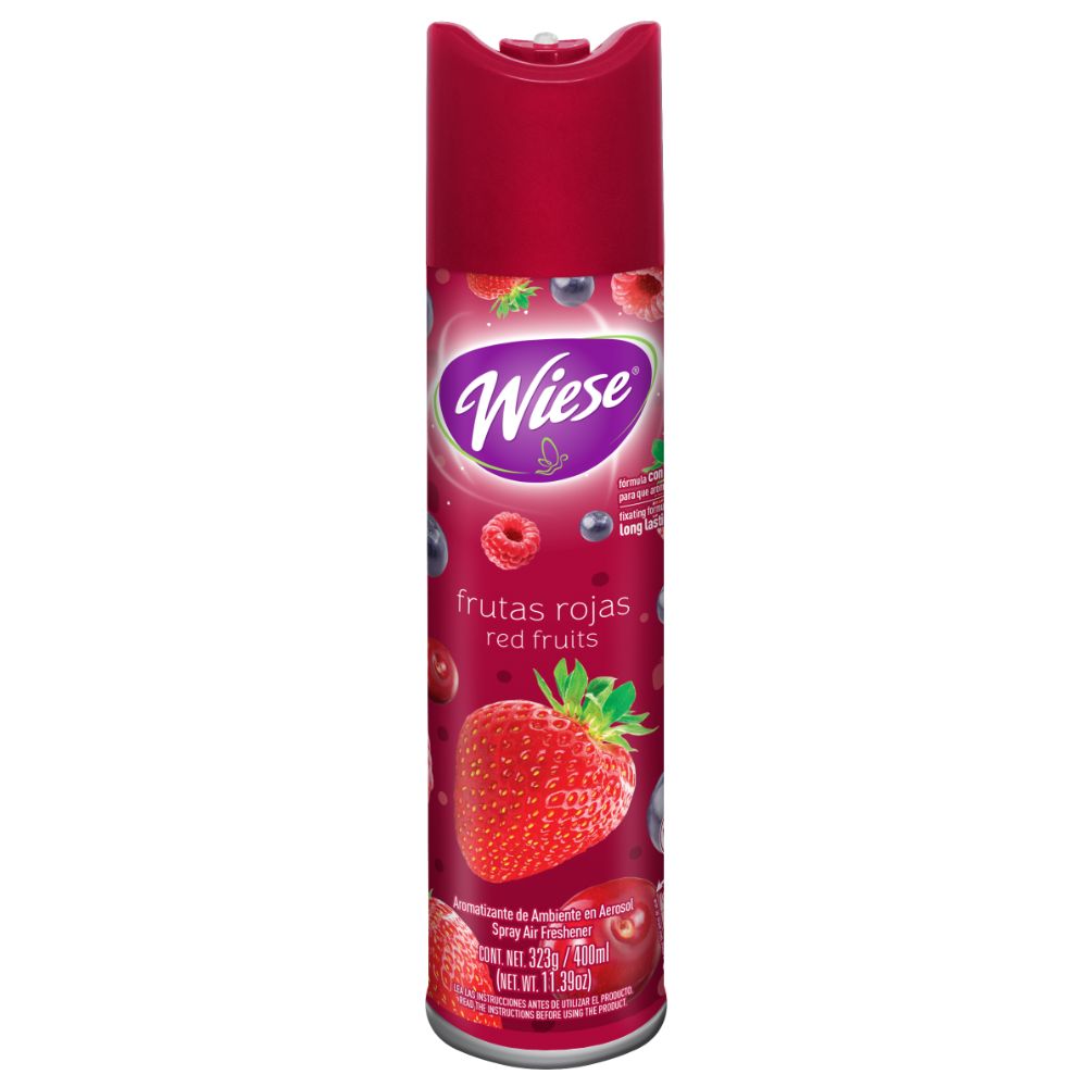 AROMATIZANTE EN AEROSOL  FRUTAS ROJAS MCA. WIESE