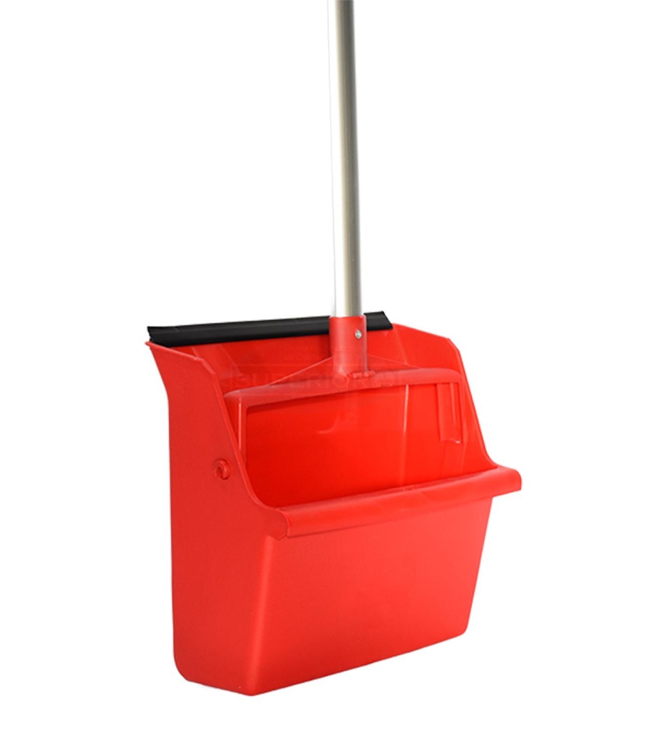 RECOGEDOR CON BASTON DUST-PRO ROJO